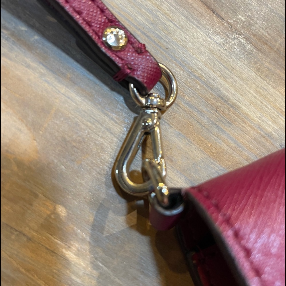 kate spade Burgundy Envelope Wristlet Clutch - Picture 4 of 6